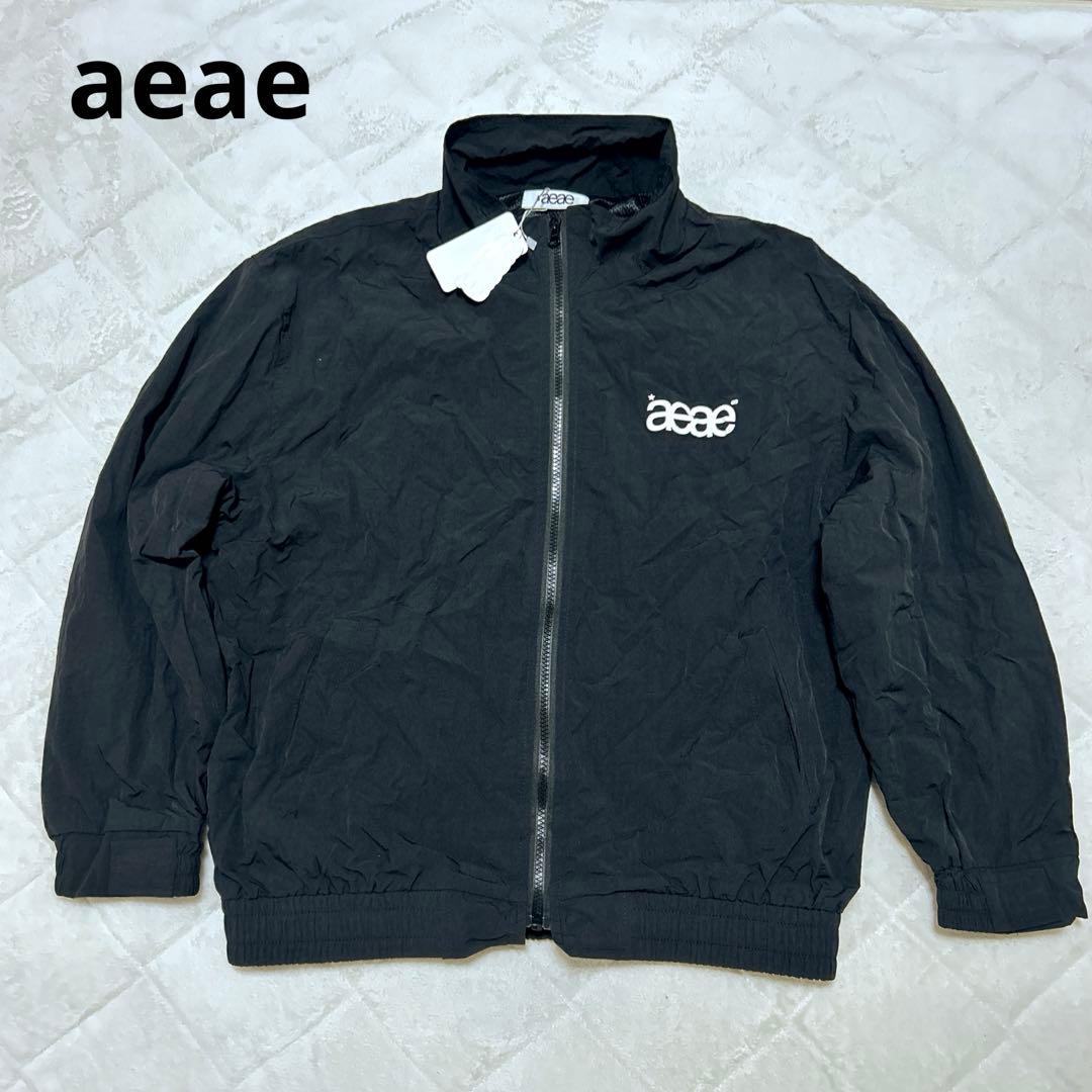 韓国　aeae アウター　ジャケット　黒　ブラック　ジップアップ　ウィメンズ