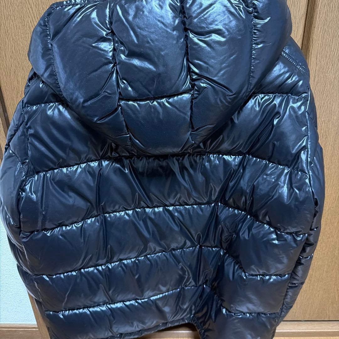 【古着】MONCLER 黒 ダウンジャケット フード付きLサイズ