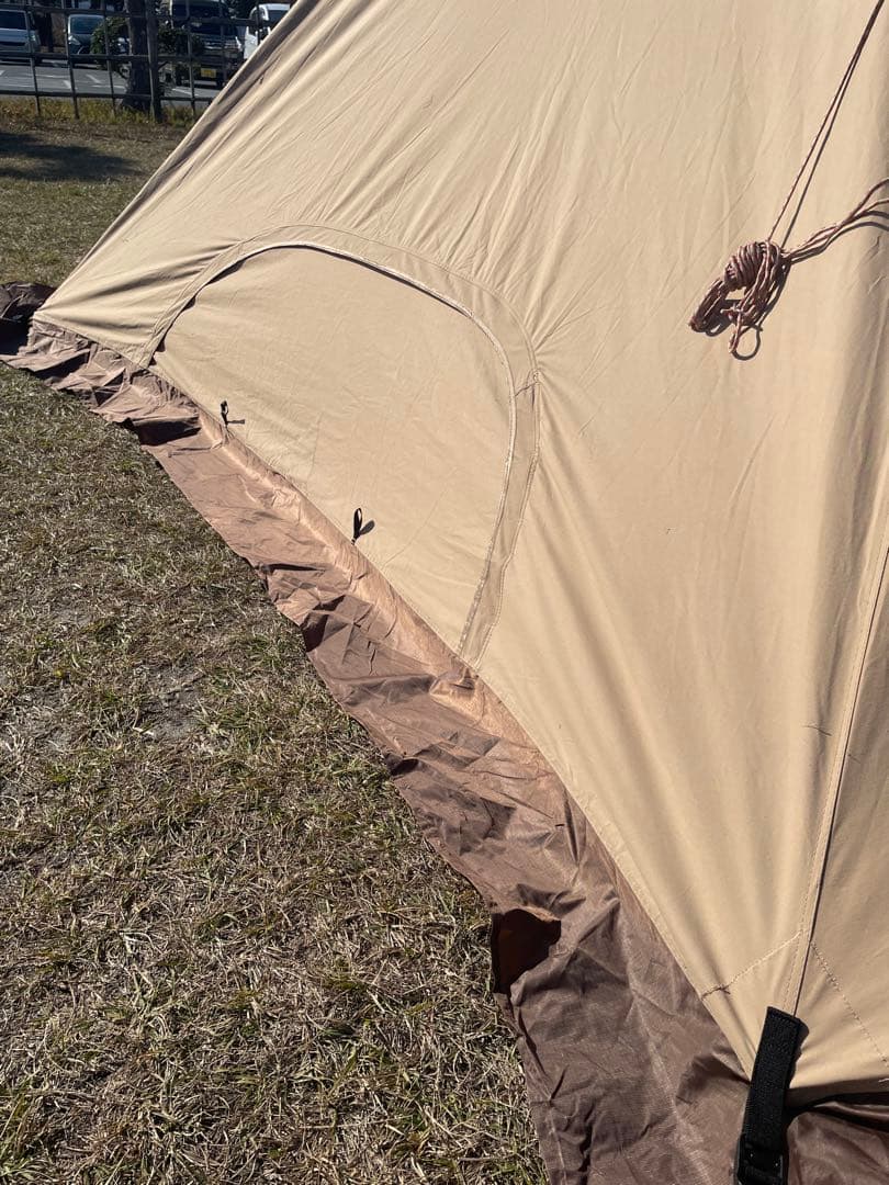 TOMOUNT ワンポールテント TC 1回使用のみ 美品 期間限定値下げ中