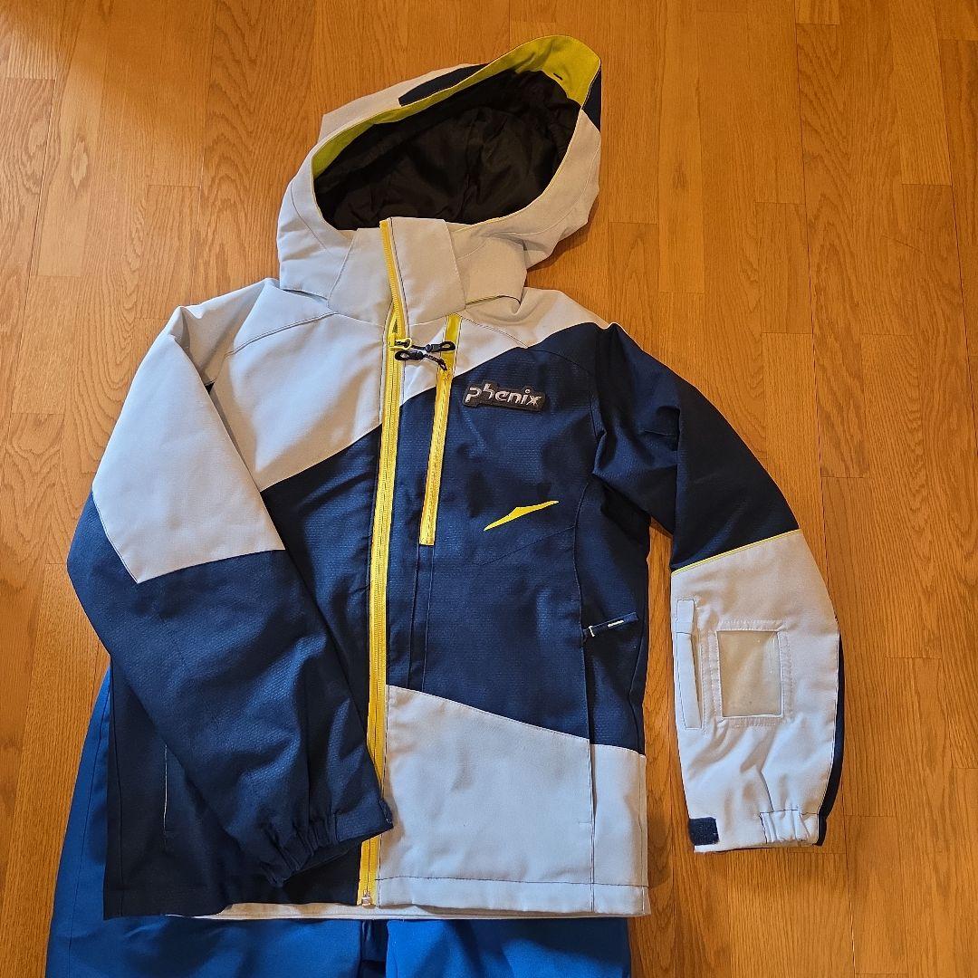 Phenix スキーウエア上下　140cm 調整付き