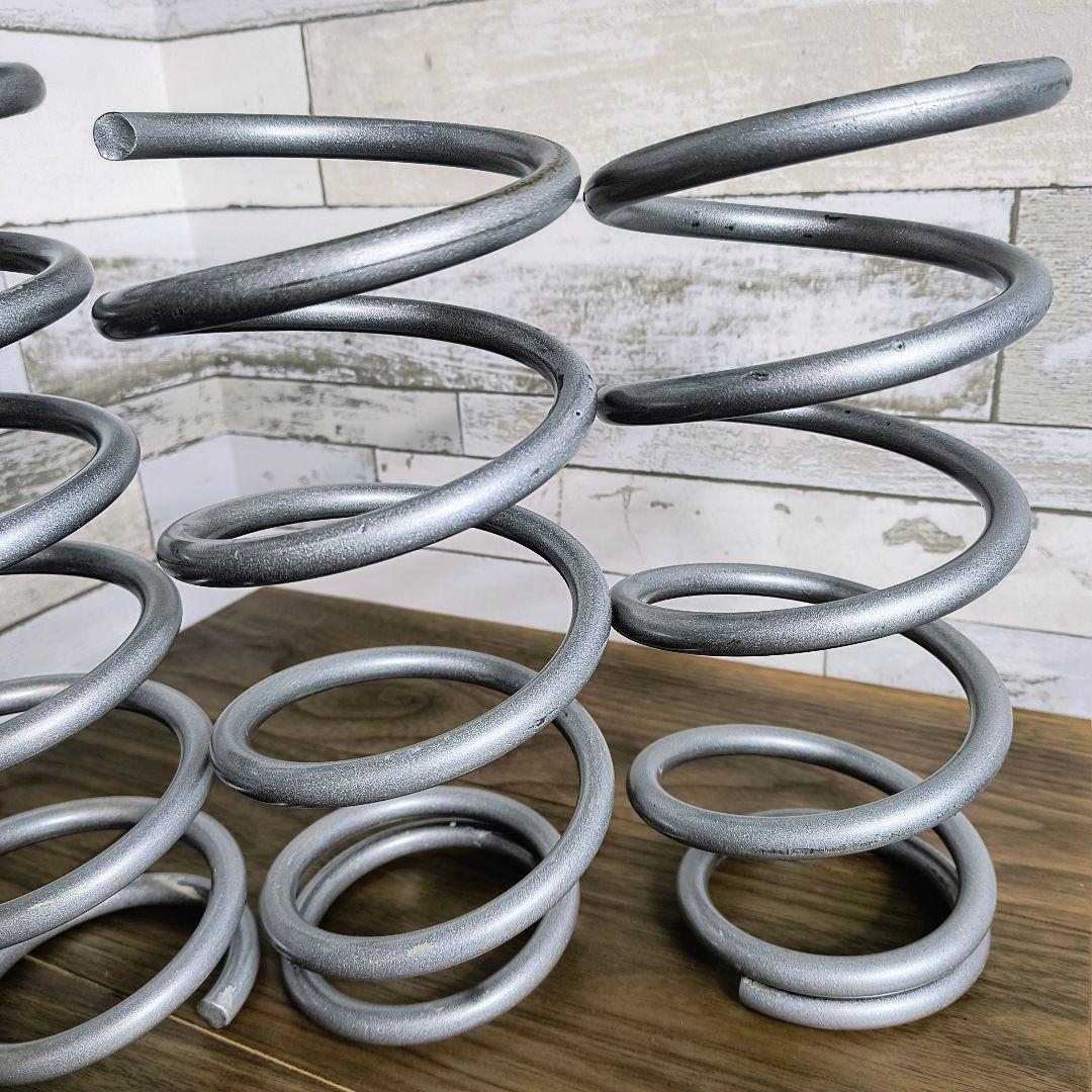 自動車用サスペンションスプリング 4本セット シルバー