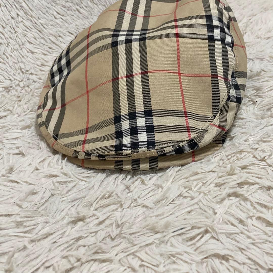 BURBERRY【美品】L ノバチェック 正規品 ハンチング キャスケット 帽子