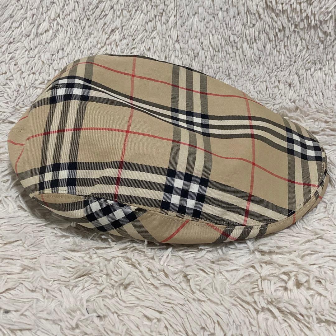 BURBERRY【美品】L ノバチェック 正規品 ハンチング キャスケット 帽子