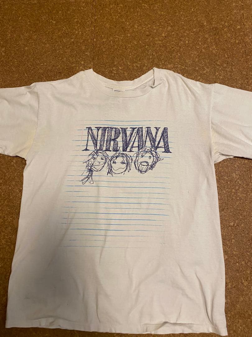 90s NIRVANA 落書き Tシャツ　WILD OATS