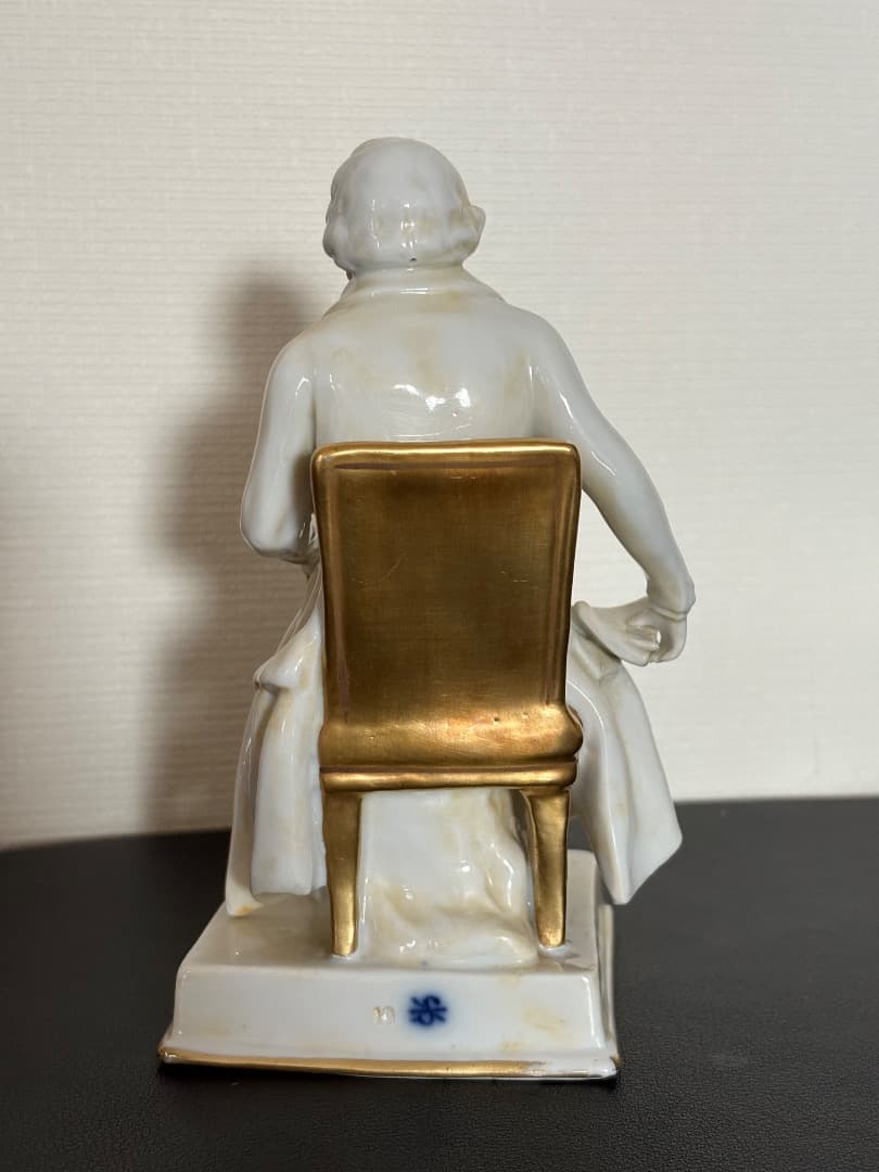 アンティーク磁器人形 【バッハ・ベートーベン・シューベルト 3大作曲家】