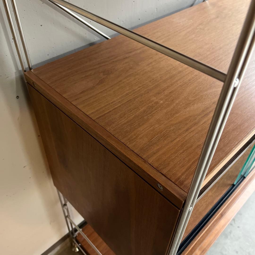 poseidonhan★無印ステンレスユニットシェルフ・カップボードセット