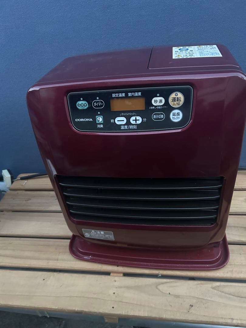 CORONA 石油ファンヒーター ワインレッド