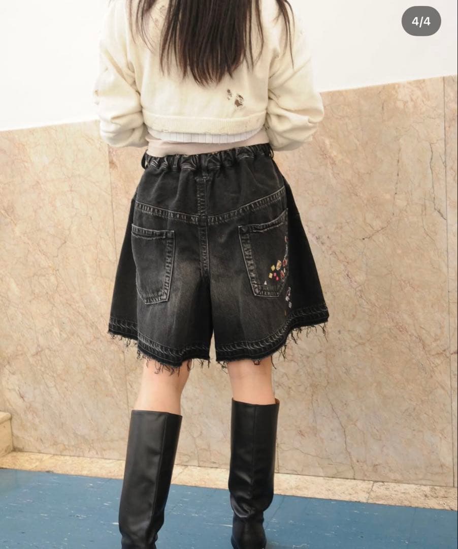 【新品タグ付き】ミハラヤスヒロ ステッカー ショートパンツ36