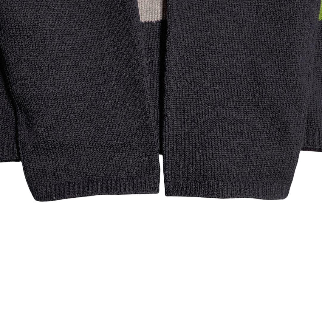 COMME des GARCONS SHIRT アクリルウールインターシャニット