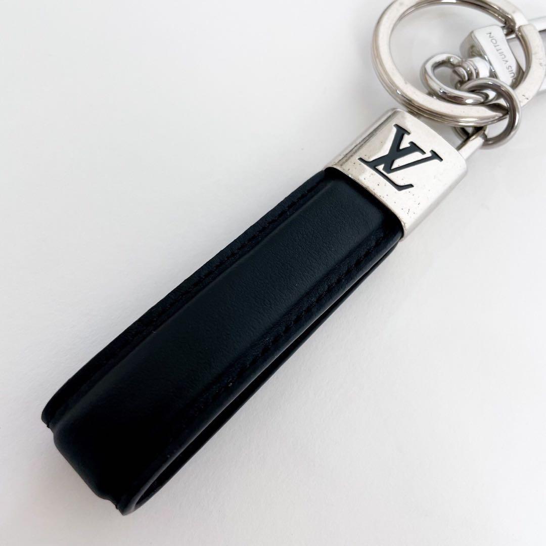 ✨極美品✨ルイヴィトン キーホルダー LV パドロック キーリング 黒 ブラック