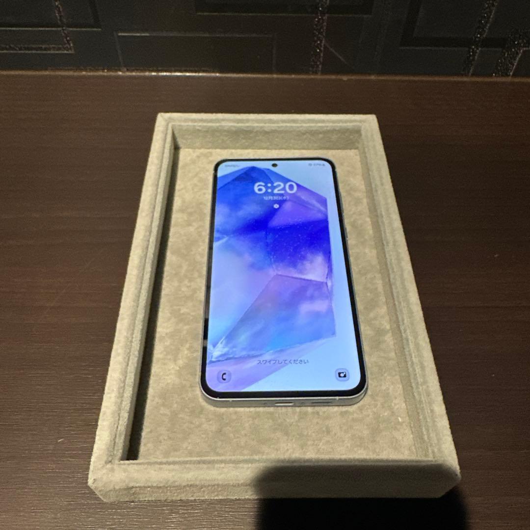 【美品】Galaxy A55 5G 128GB アイスブルー