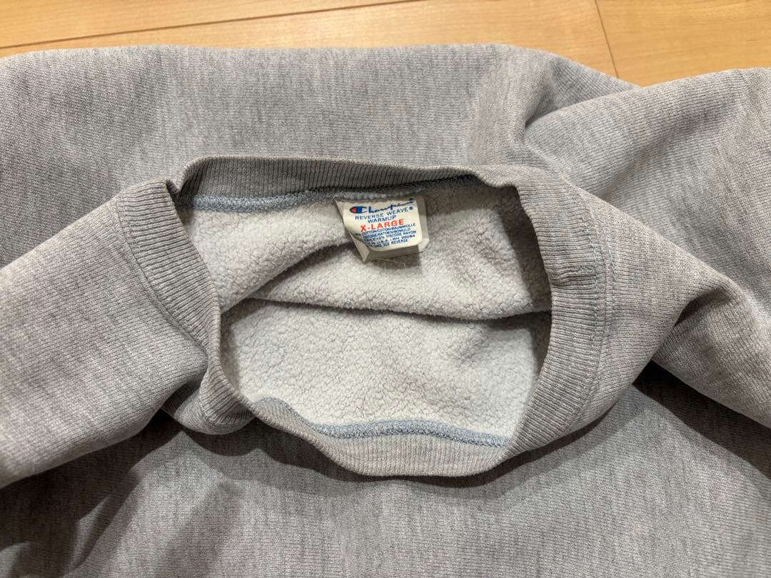 チャンピオン　リバースウィーブ　グレー　トリコタグ　80s XL