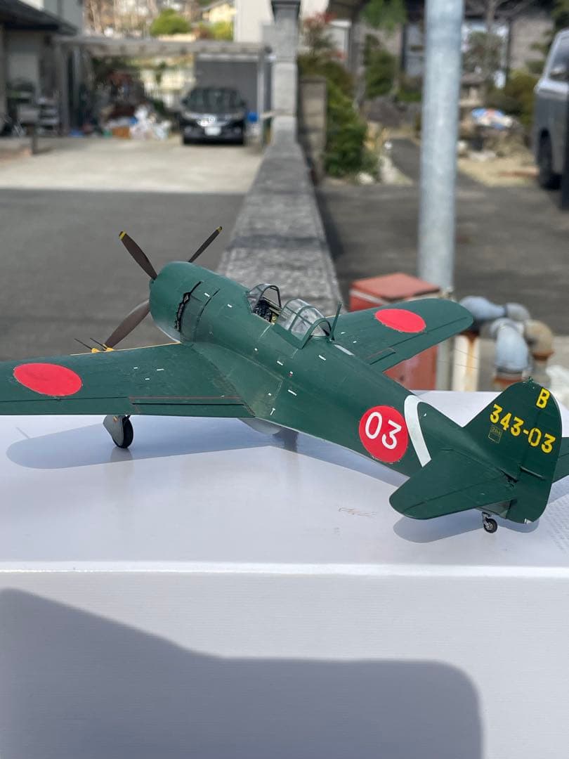 【完成塗装品】1/48 ハセガワ 紫電改