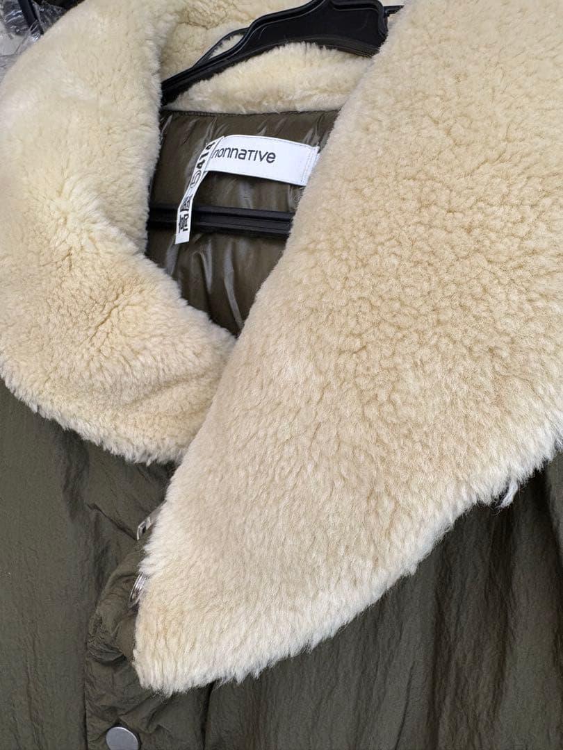 nonnative ノンネイティブ ミリタリー ボアコート サイズ0 カーキ