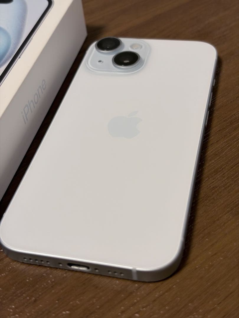 Apple iPhone 15 ブルー 本体 箱付き