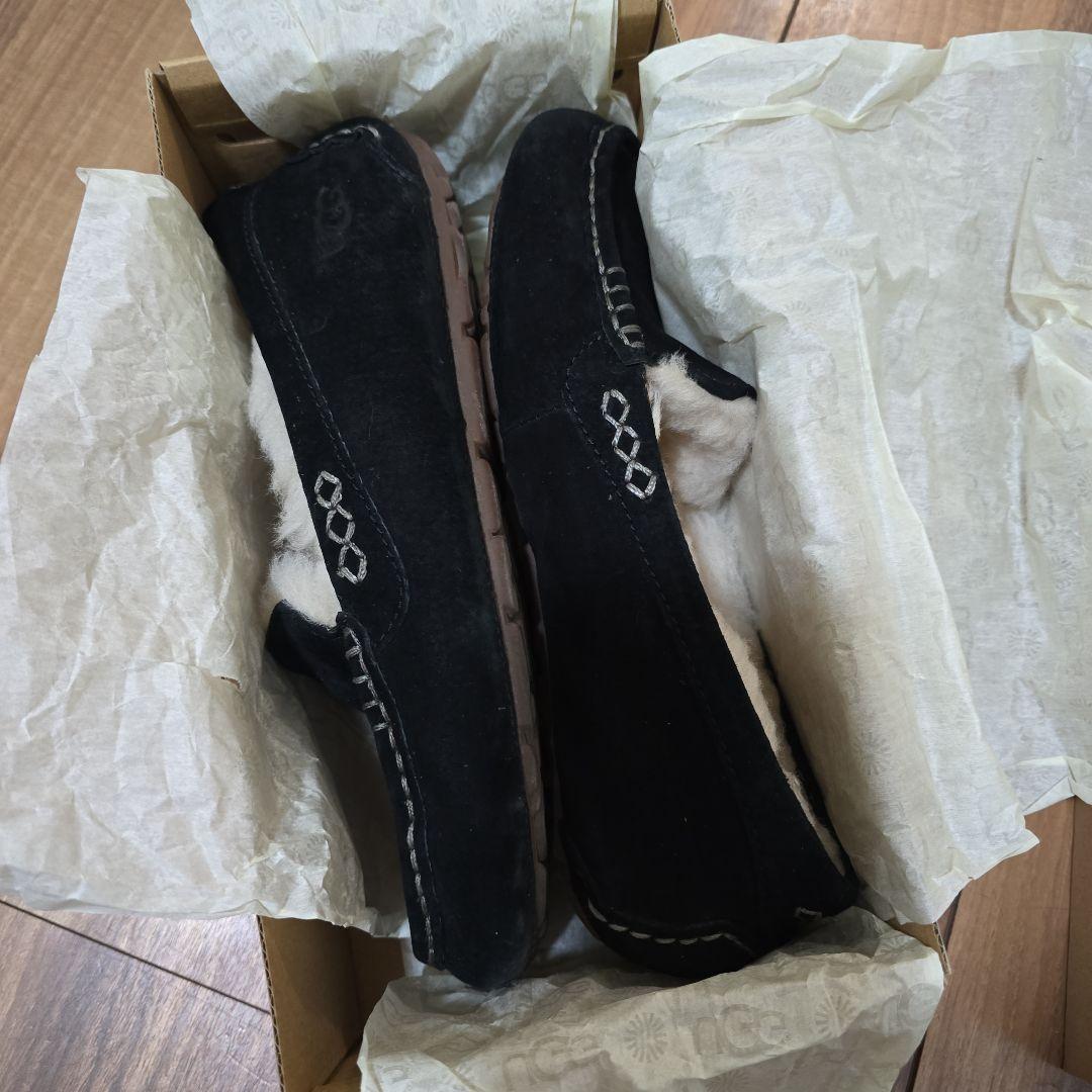 UGG ブラック 7　ANSLEY