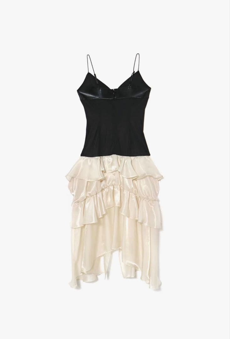 スカート V layered camisole dress theredthread