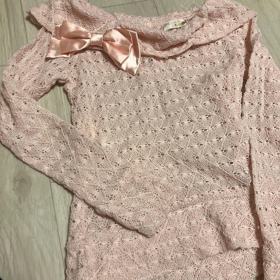 (*中様 J74 リズリサ春カットソーピンク