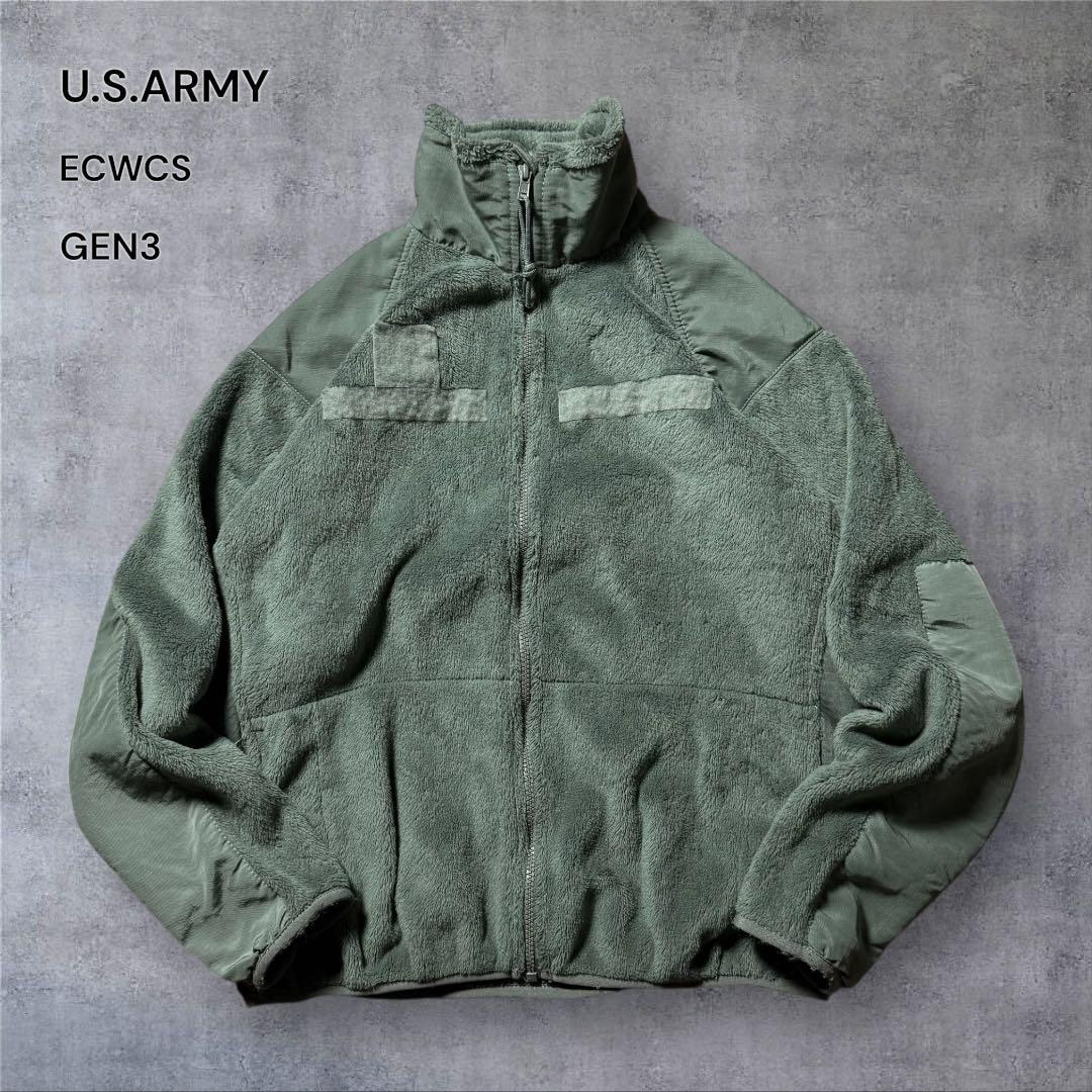 2224古着米軍実物USA製USARMY ECWCS GEN3フリースジャケット