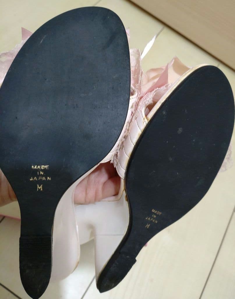 ジーザスディアマンテ　ローズリボンミュール ピンク