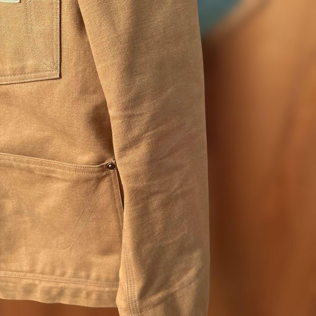 『希少』ブラウンダック　カバーオール　日本製　フェード　カーハート