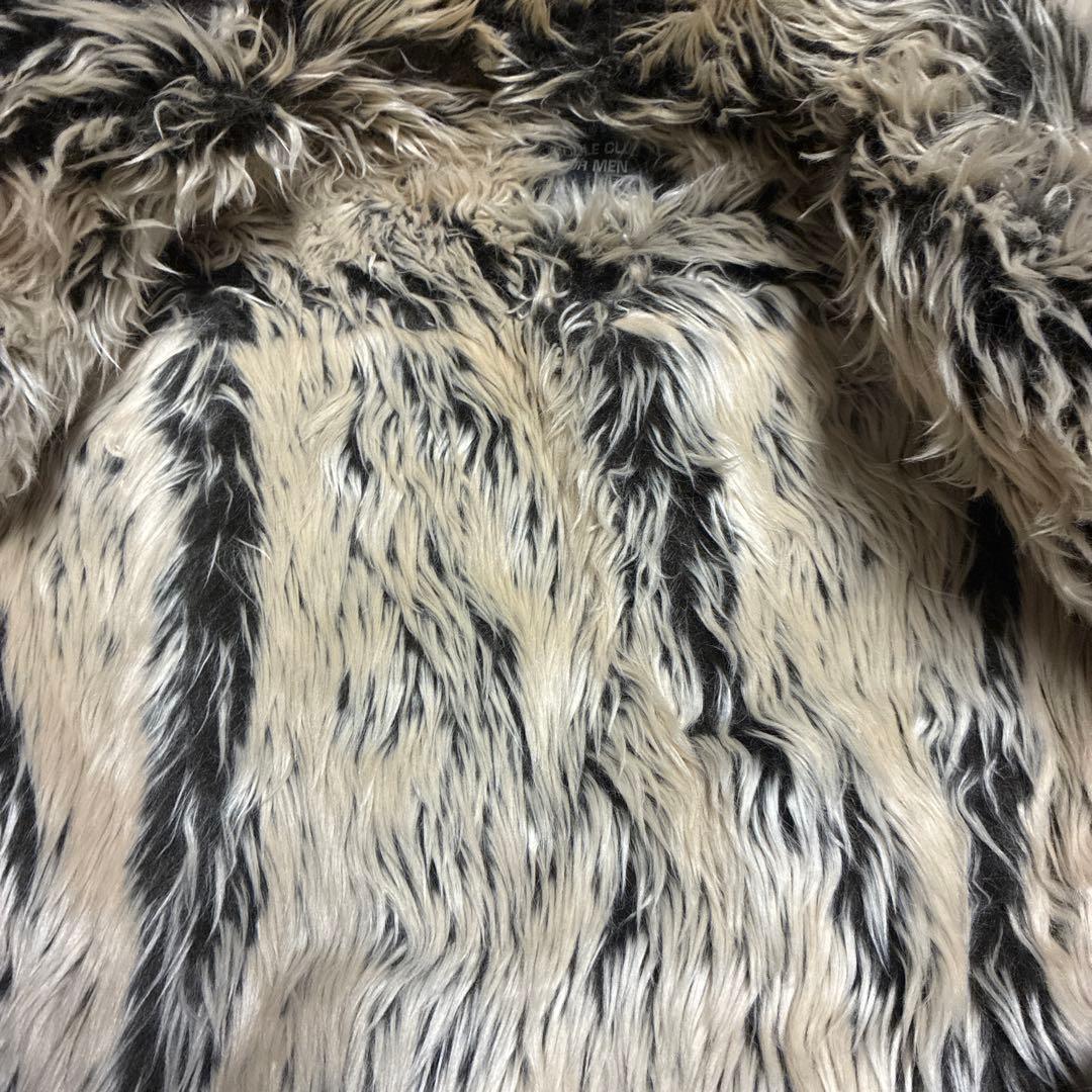 平成　お兄系　ダークコア　グランジ　opium ファー付きコート　ギャル男