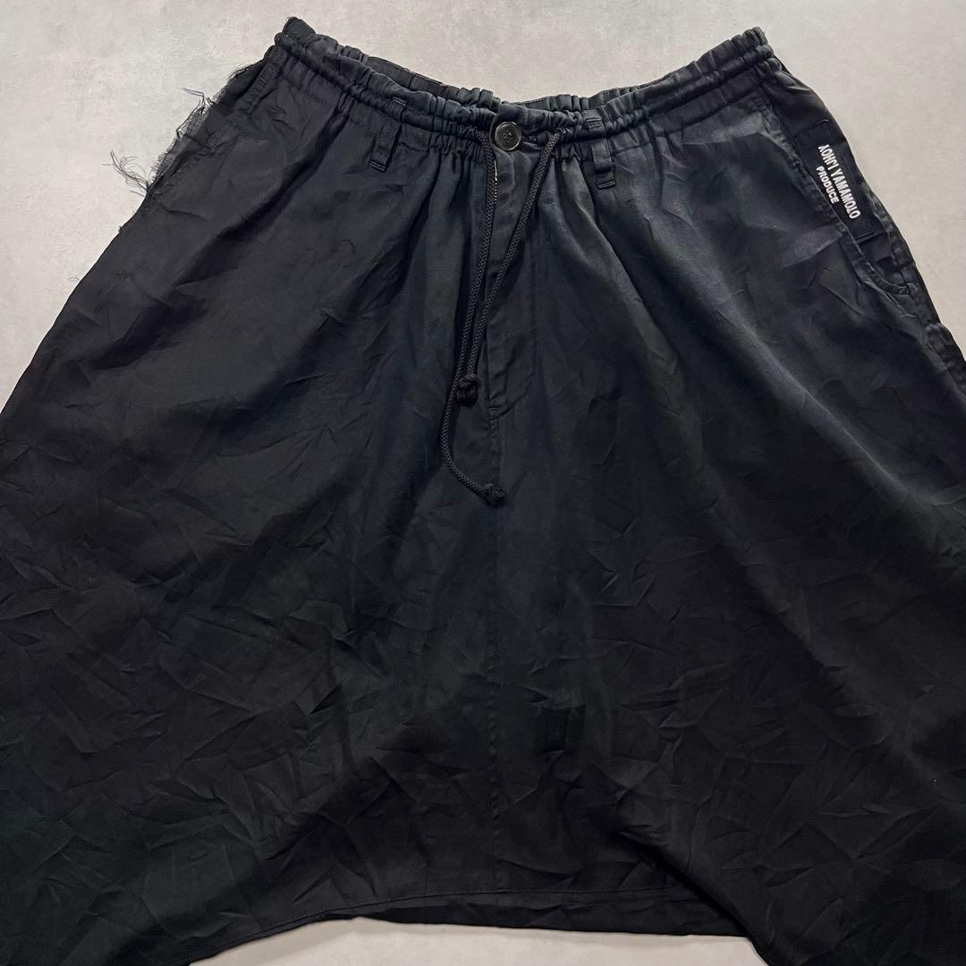 Yohji Yamamoto ヨウジ ヤマモト 皺加工 サルエルパンツ
