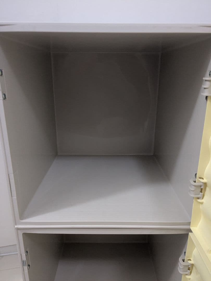 80−90 ヴィンテージ プラスチック キャビネット 2個セット ポストモダン