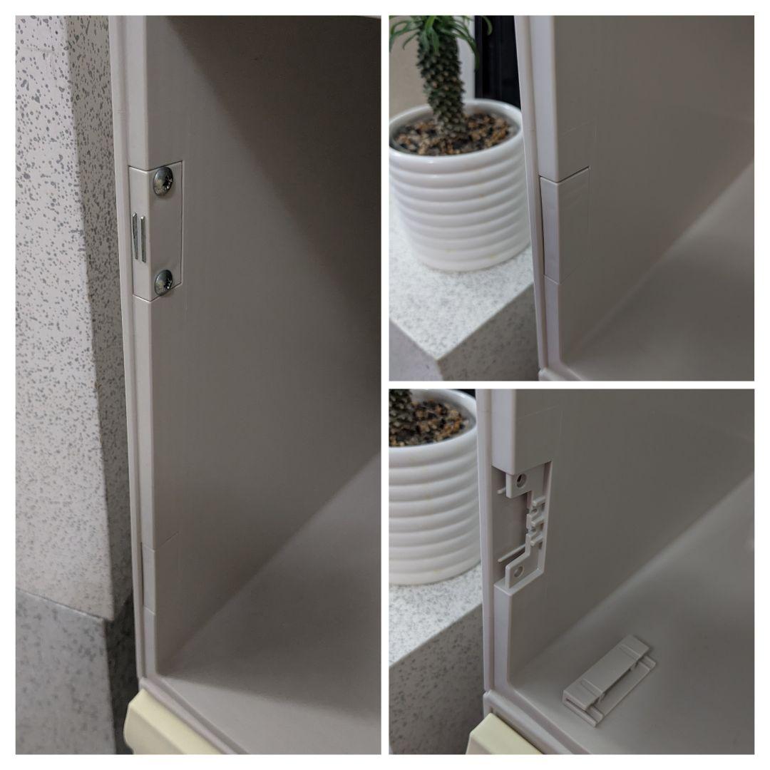 80−90 ヴィンテージ プラスチック キャビネット 2個セット ポストモダン