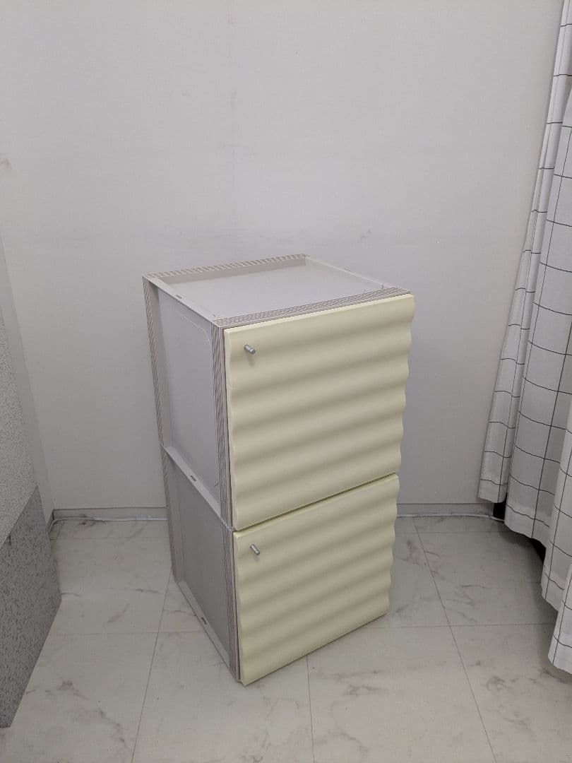 80−90 ヴィンテージ プラスチック キャビネット 2個セット ポストモダン