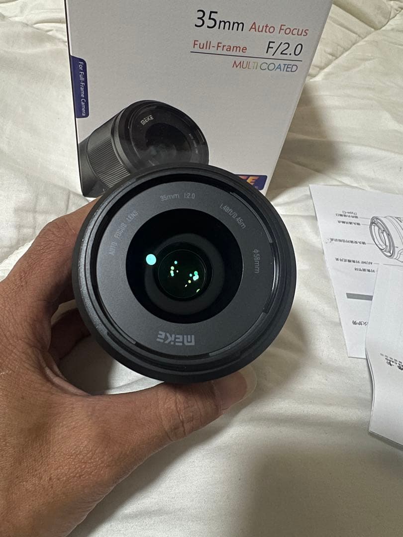 セ*ン様 MEIKE 35mm F/2.0 オートフォーカスレンズ Lmount