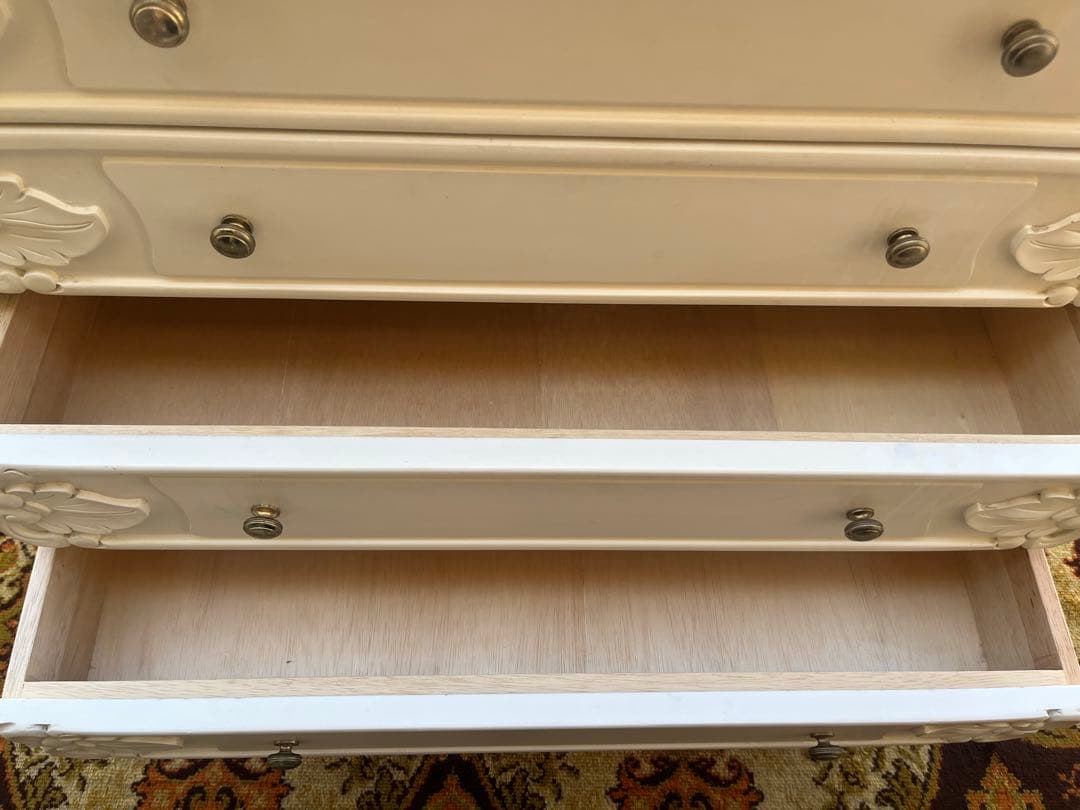 チェスト 姫系 ロココ調 白家具 インテリア アンティーク 箪笥