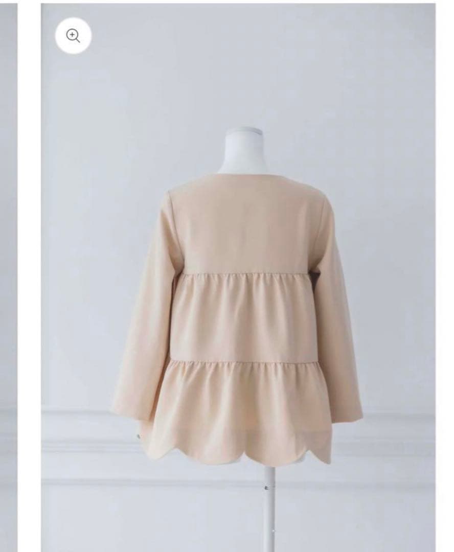 bitnabi 美人トップス　クッキーベージュ　Lサイズ　最終価格