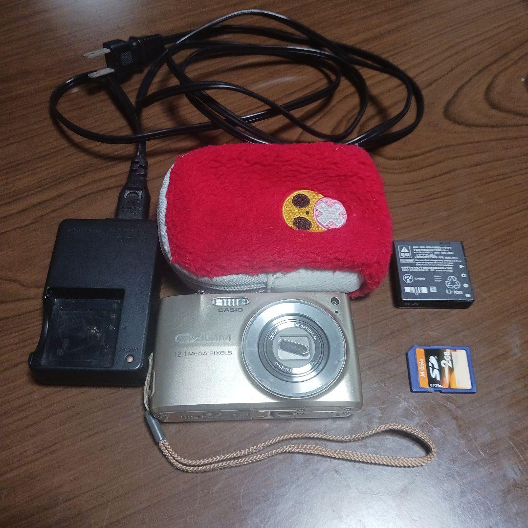 CASIO EXILIM 12.1メガピクセル ゴールド