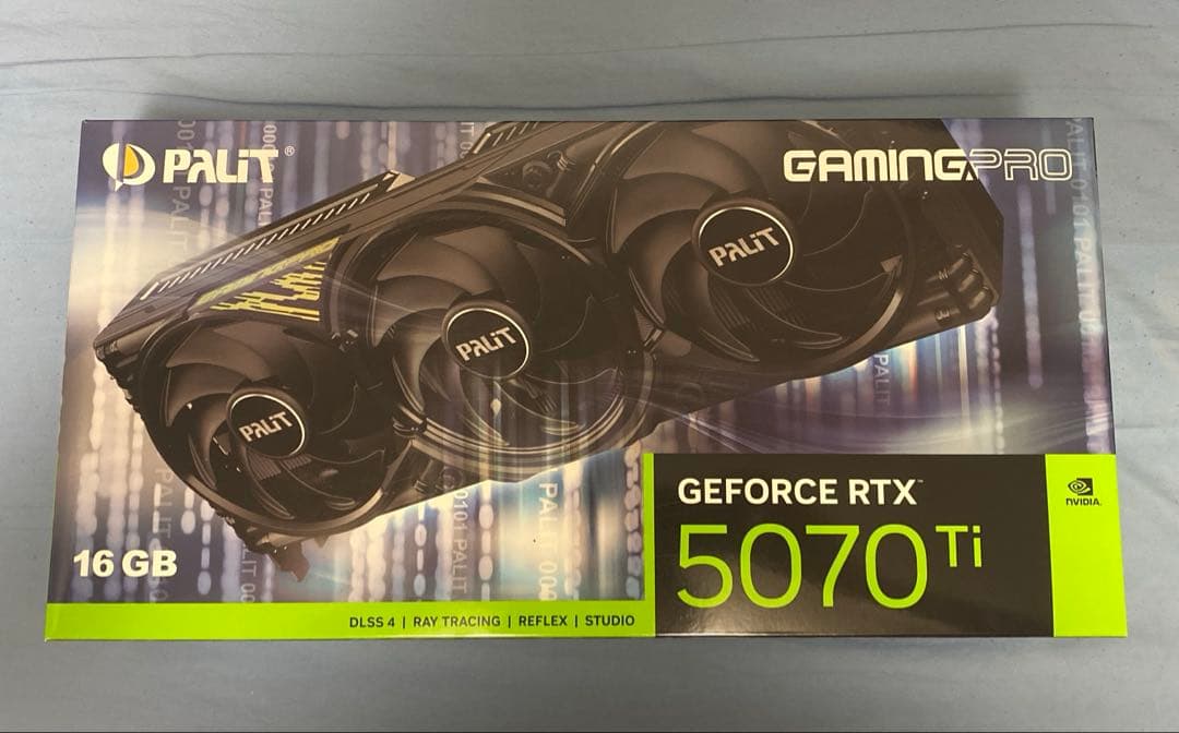 グラフィックボード・グラボ・ビデオカード Palit RTX5070ti 16GB