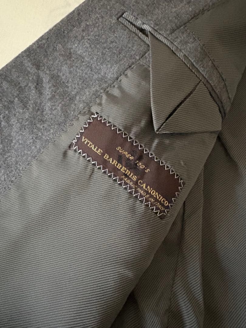 エディフィス EDIFICE グレー ビジネススーツ 46 Lサイズ