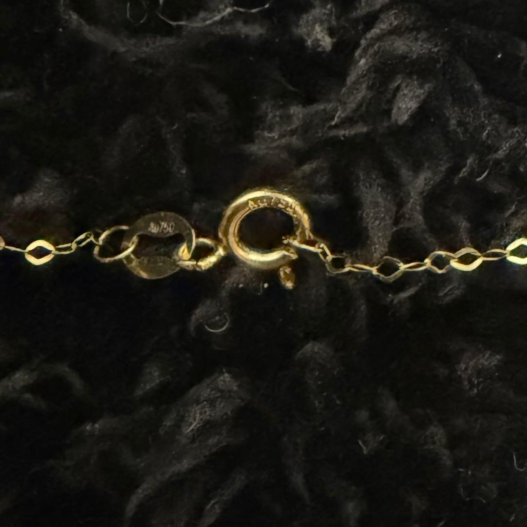 未使用K18 ゴールド チェーンネックレス 刻印あり　K18金イエローゴールド