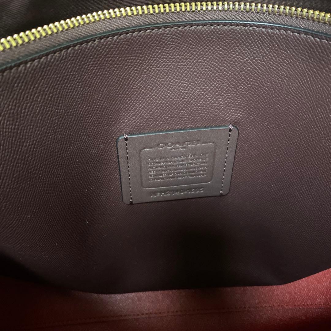 MyB@g(*☻-☻*) COACH トートバッグ ブラウン/レッド