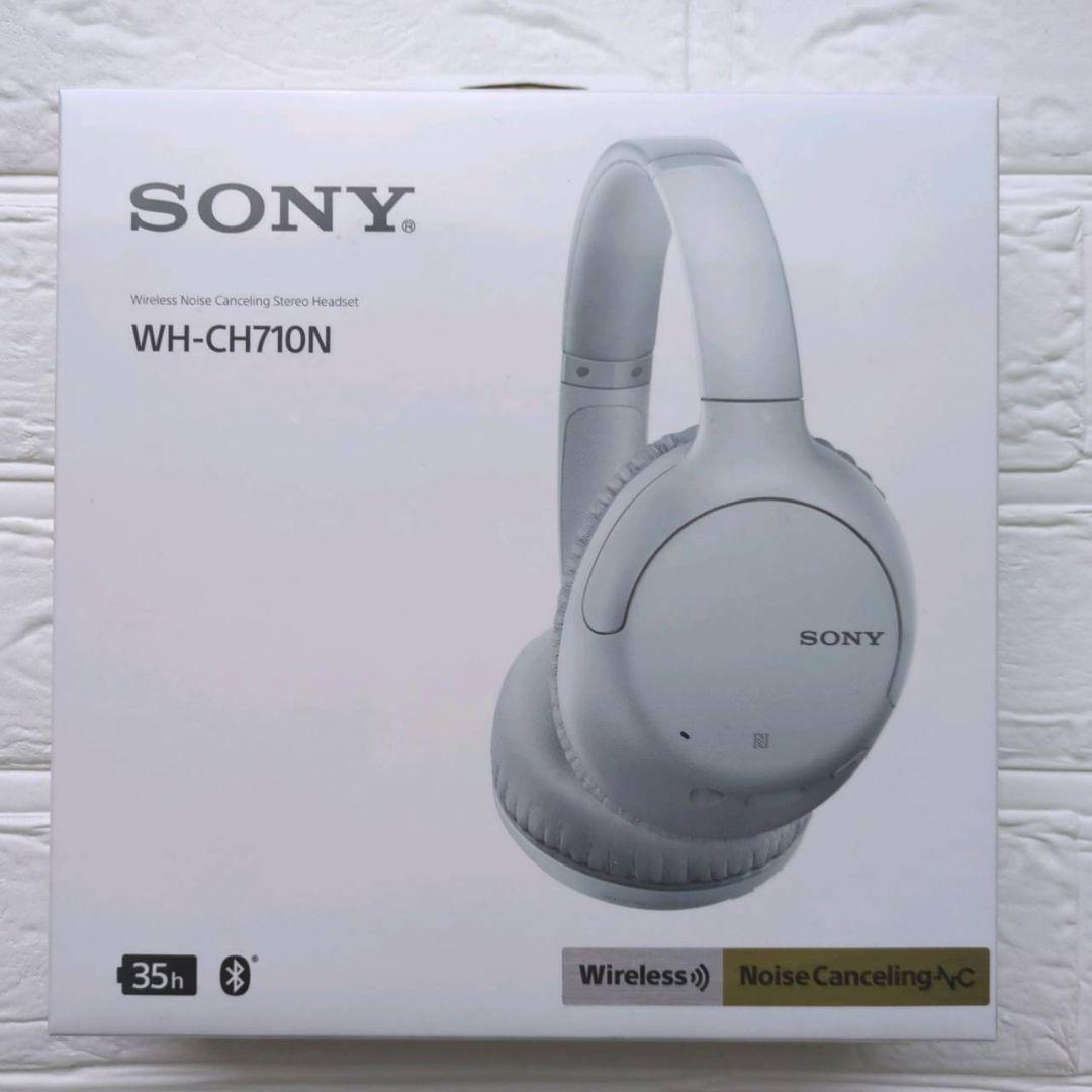 SONY WH-CH710N WHITE ヘッドホン 白