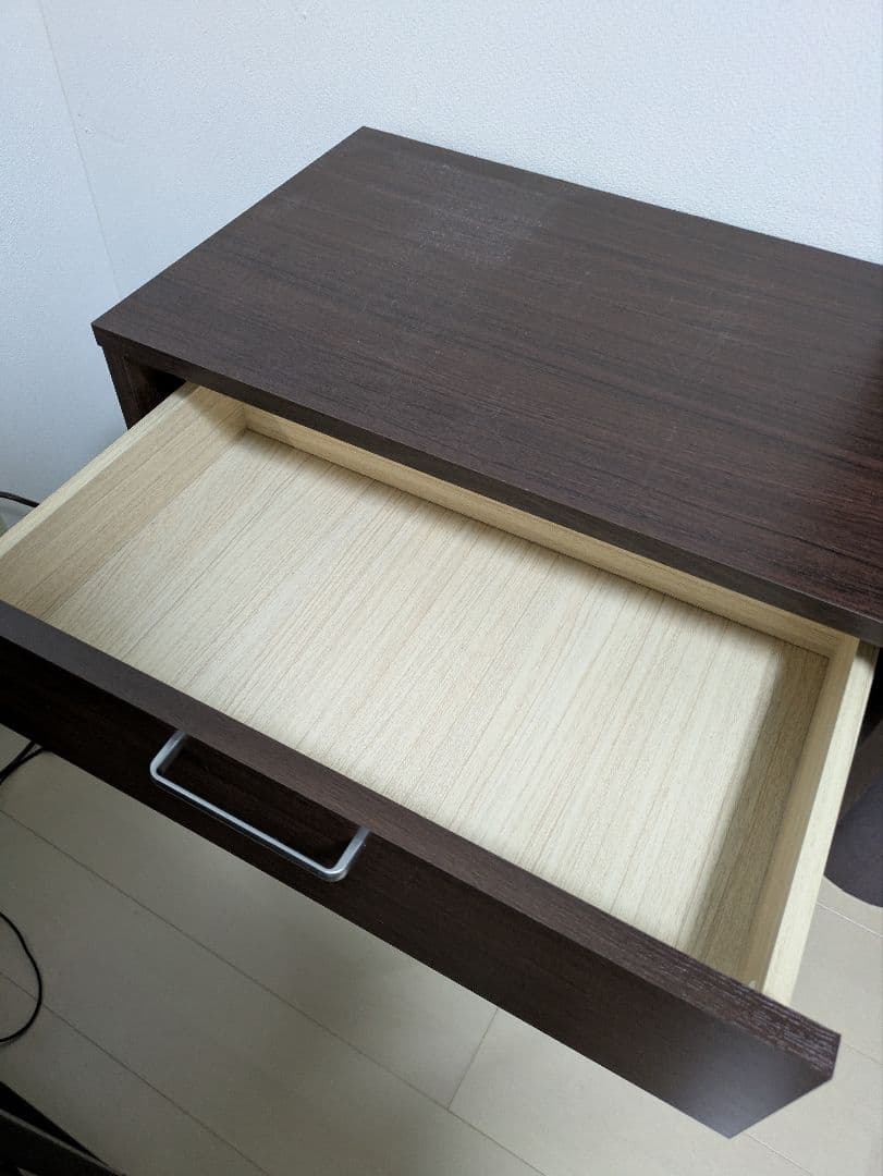 完成品　白井産業　食器棚 キャビネット 幅56.6×奥行35.5×高さ80cm