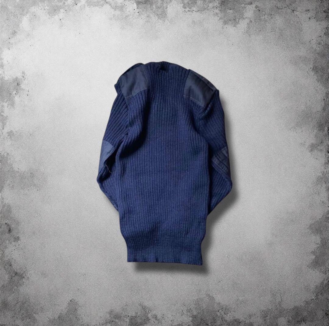 UK製 イギリス軍 ウールコマンドセーター リブニット y2kヴィンテージ