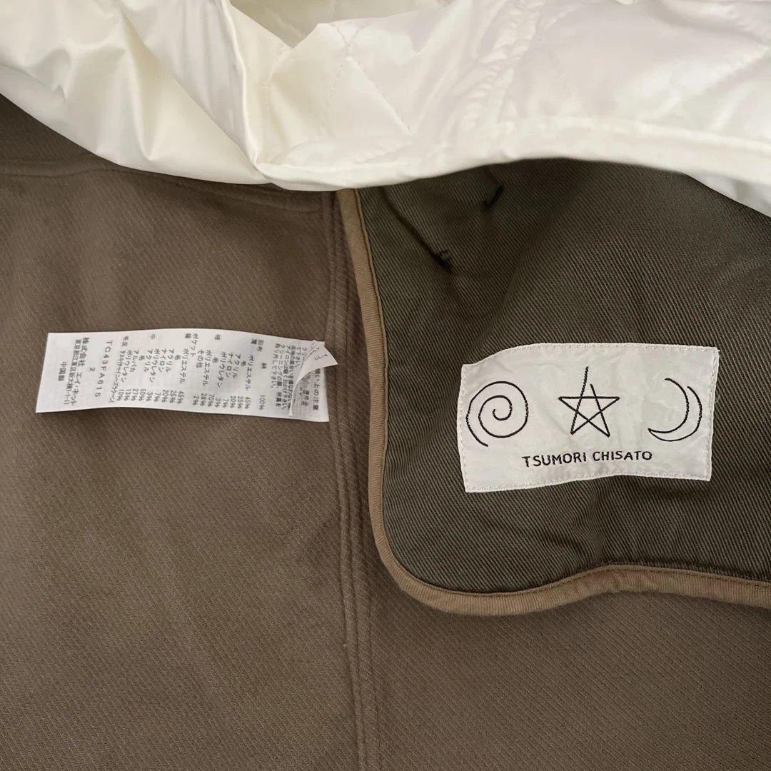 ツモリチサト　コート　モッズコート　Mサイズ　アウター　ライナー付き
