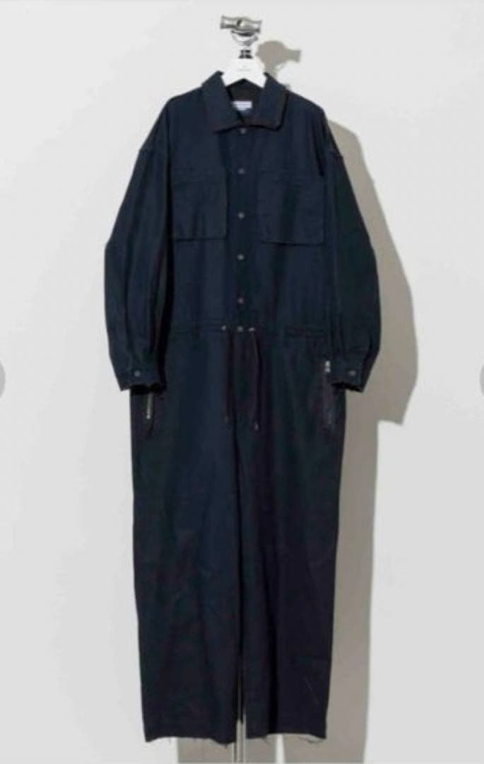 【美品】希少 MAISON SPECIAL カットオフ ジャンプスーツ ネイビー