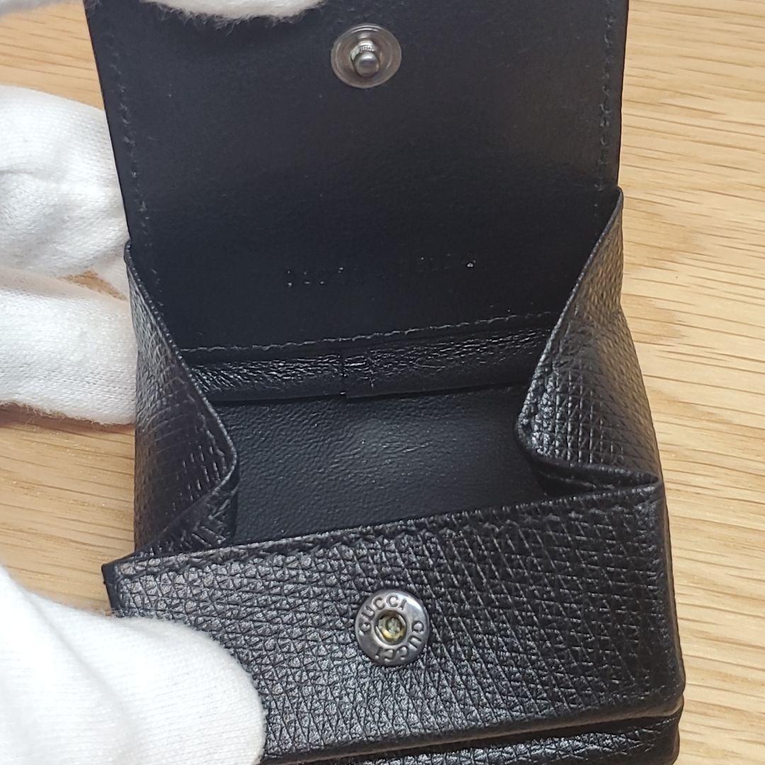【未使用級】GUCCI グッチ ケース パース 小銭入れ レザー黒