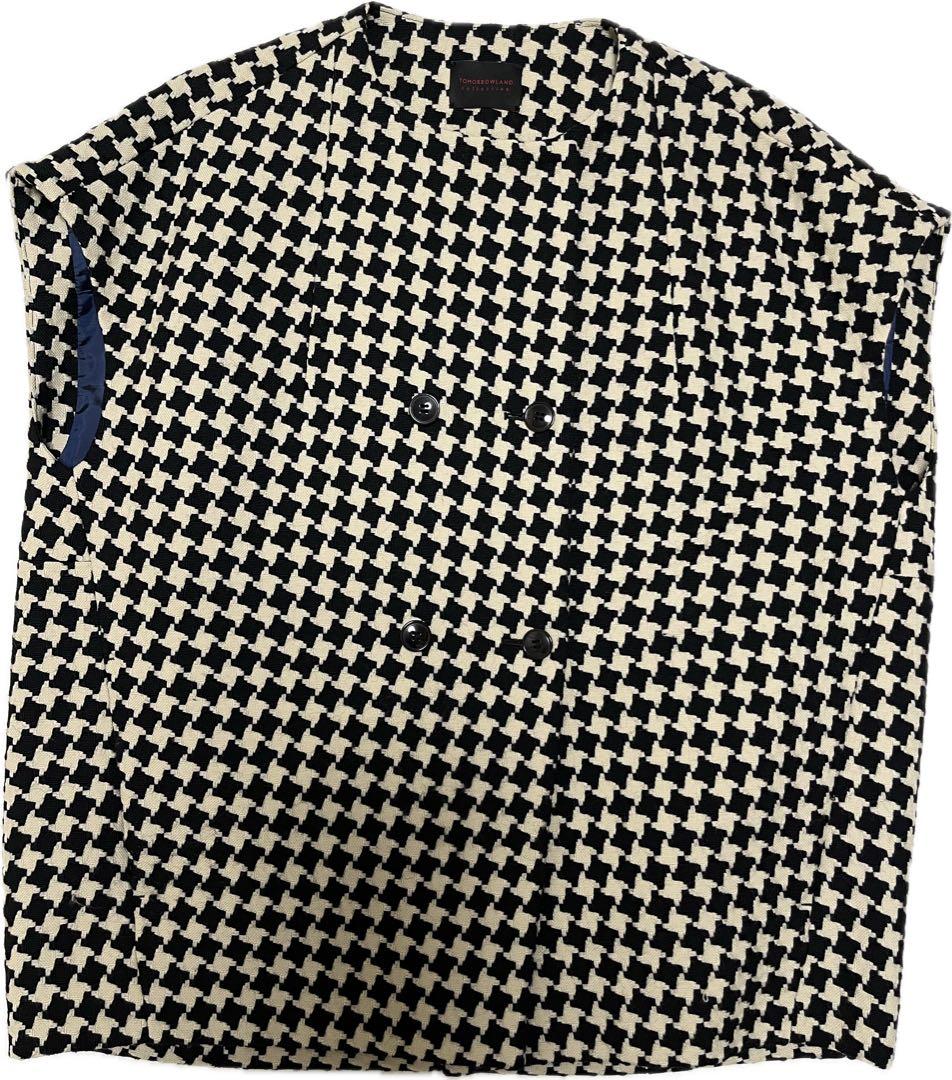 TOMORROWLANDドビーハウンド　トゥースバレルジレ美品