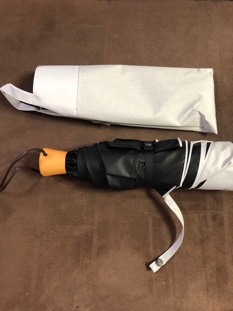 サンバリア100 折りたたみ日傘 ３段折 / コンビmoku アイボリー