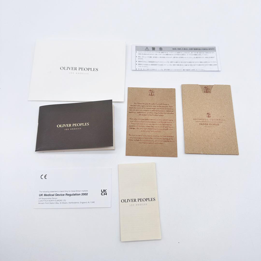 美品☆Brunello Cucinelli オリバーピープル コラボサングラス