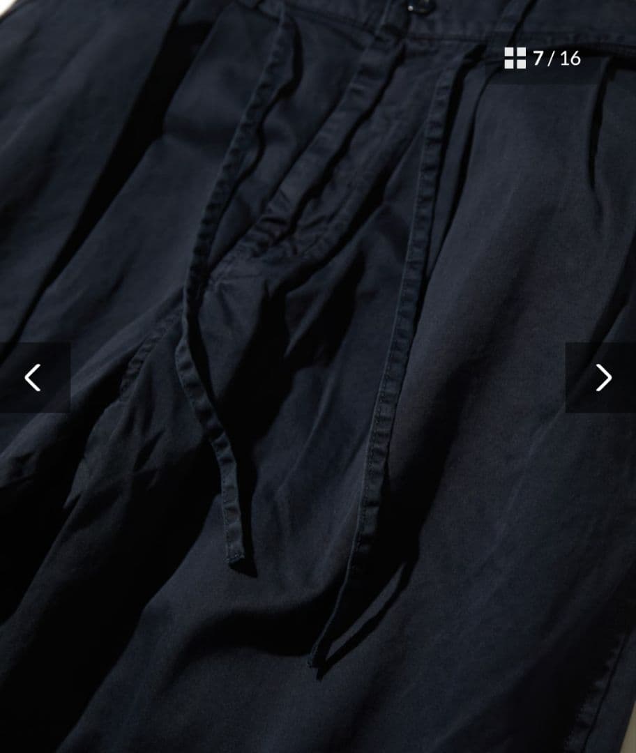 パンツ CAHLUMN Organic Cotton 2 Tuck Chino Pant