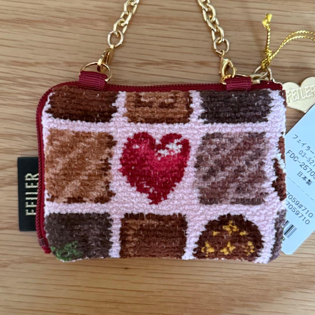 FEILER フェイラー コフレドゥショコラ サイドポーチ WEB限定 ピンク