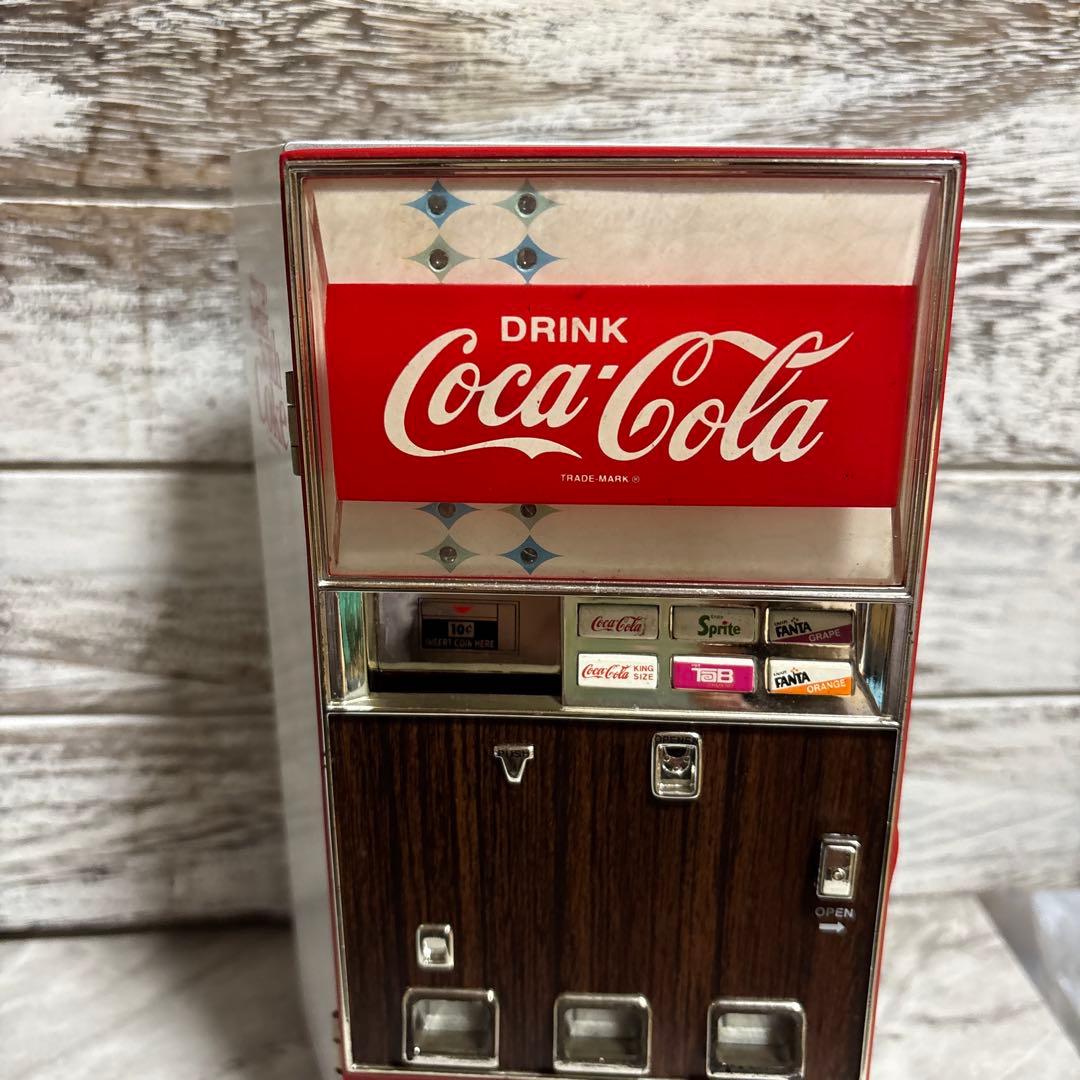 コカコーラ 自動販売機型 ミュージック 貯金箱